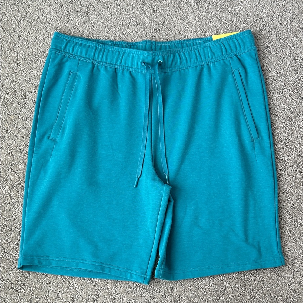 All in Motion Athletic Gym Shorts in Teal Men Activewear Bottoms Size L NWT